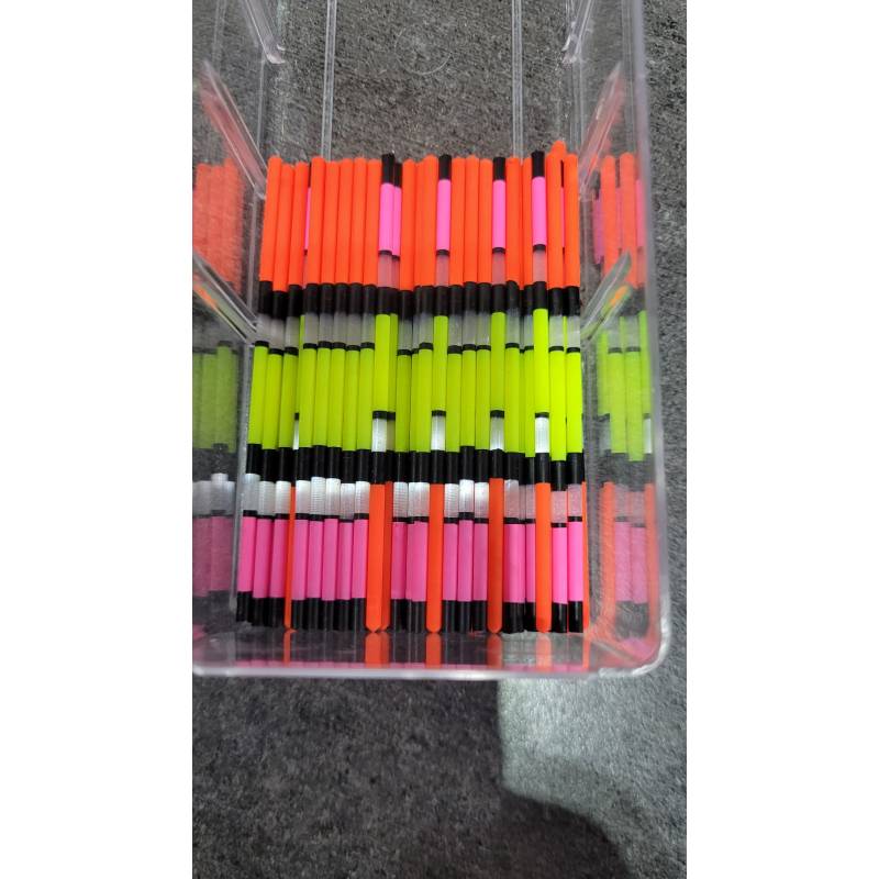 LOT  106 ANTENNES PATE MULTICOLORE 2MM/0.8MM/7CM